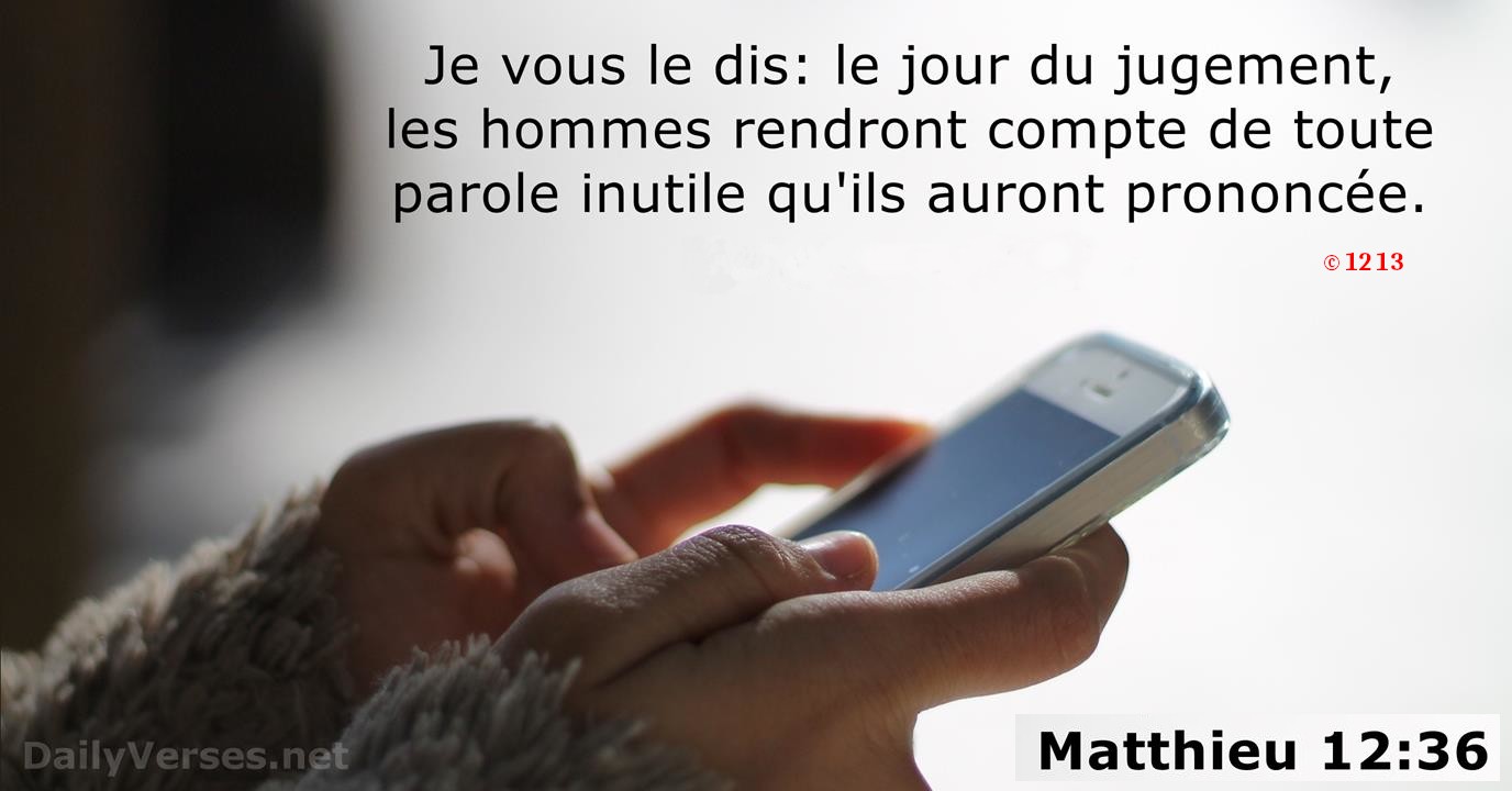 Matthieu 12 36